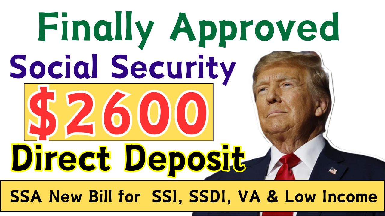 2600 Social Security Increase 2100 Act 2024 Approved? For SSI, SSDI