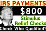 $800 Stimulus Relief Checks