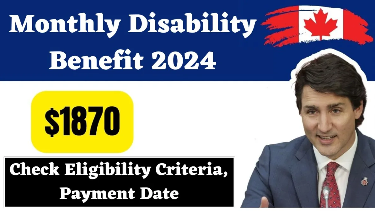 $1870 Monthly Disability Benefit 2024