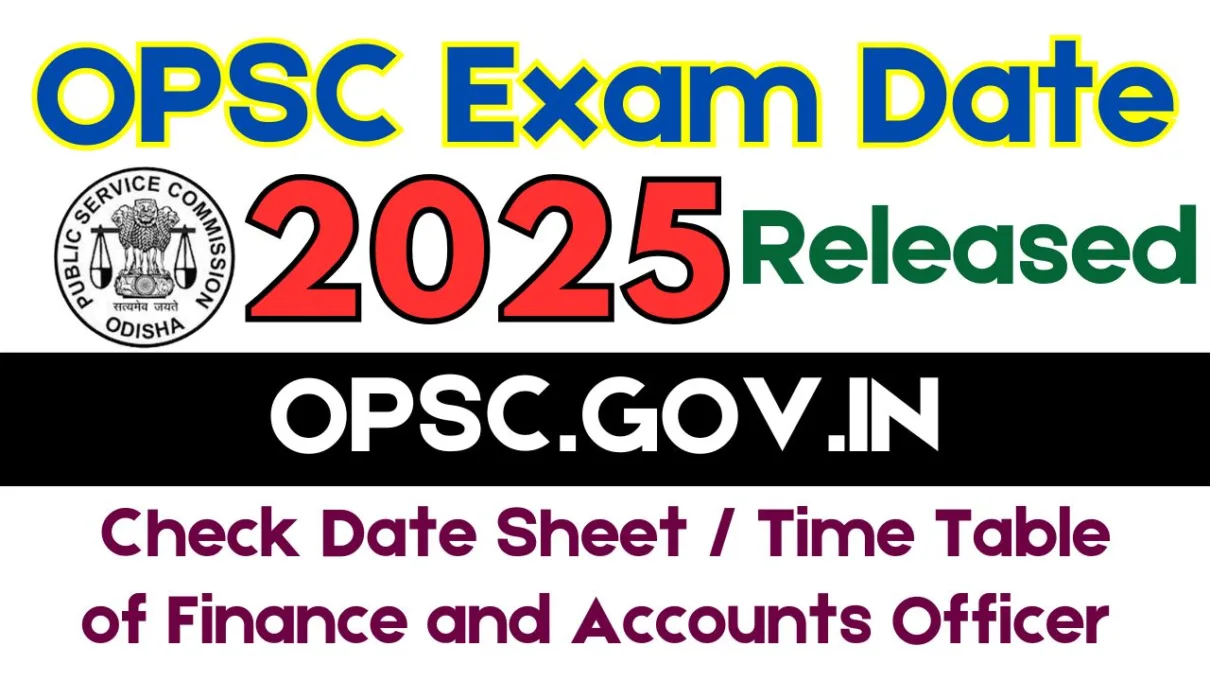 OPSC Exam Date 2025