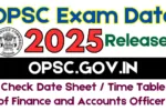 OPSC Exam Date 2025