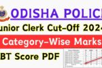 Odisha Police Junior Clerk Cut-Off 2024