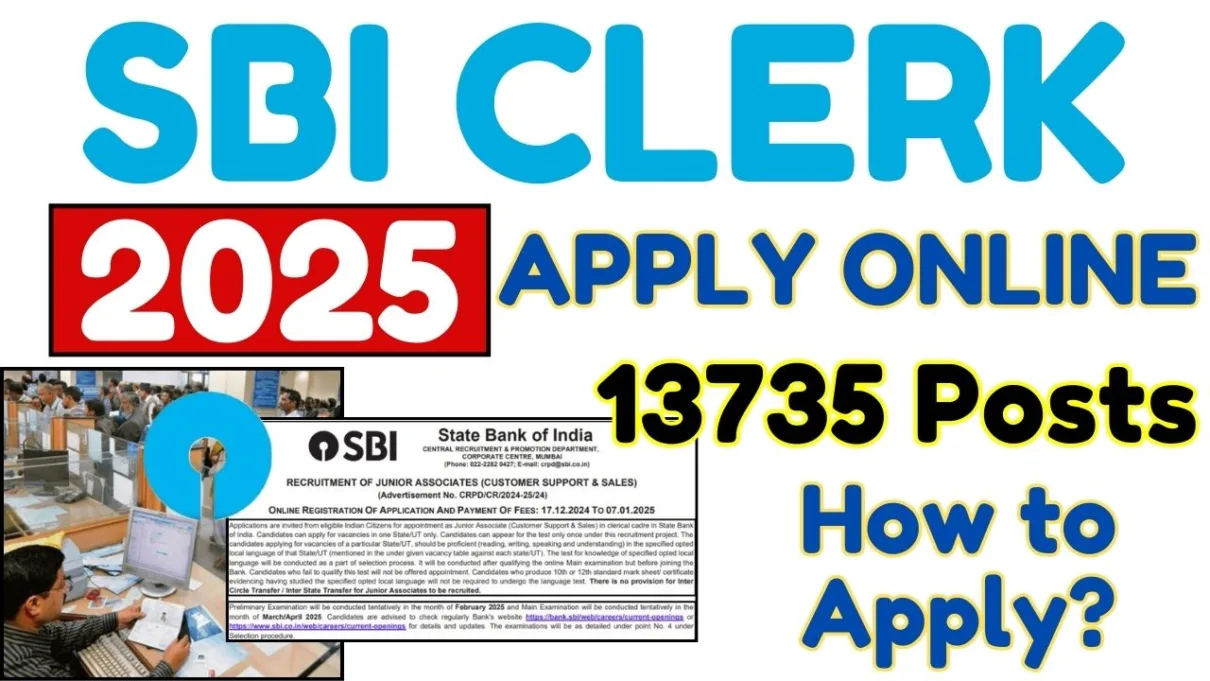 SBI Clerk Recruitment 2025