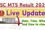 SSC MTS Result 2024