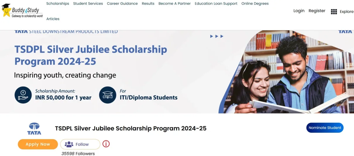 TSDPL Silver Jubilee Scholarship 2025