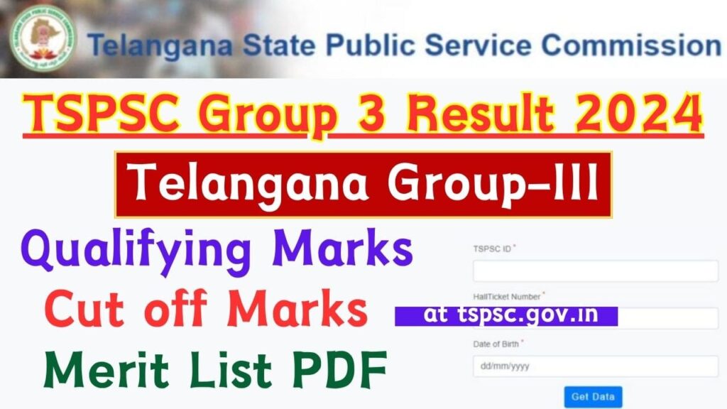 TSPSC Group 3 Result 2024