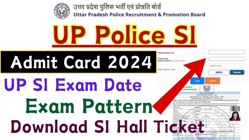 UP Police SI Admit Card