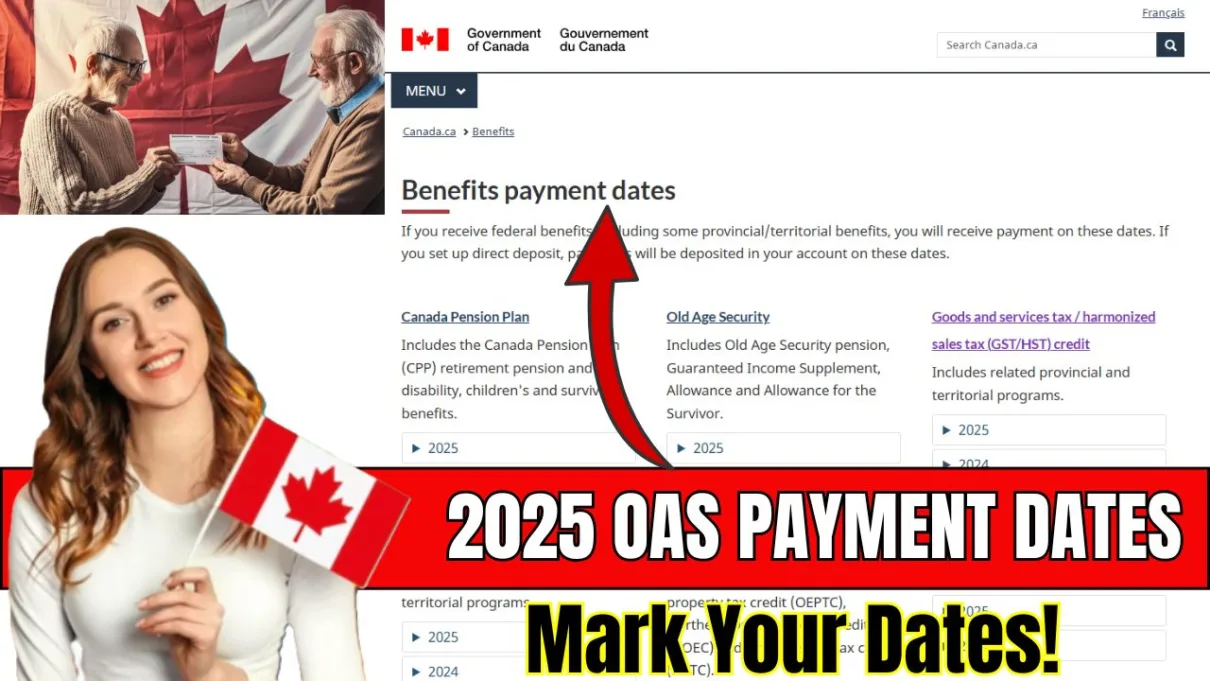 2025 OAS Payment Dates