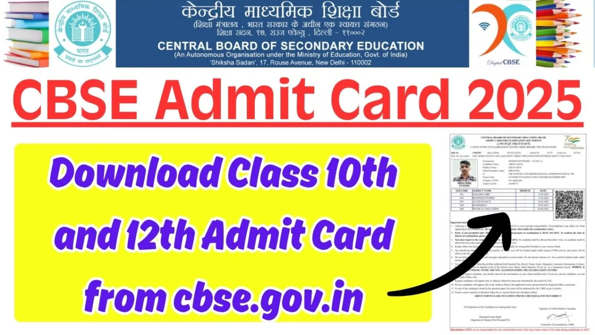 CBSE Admit Card 2025 min