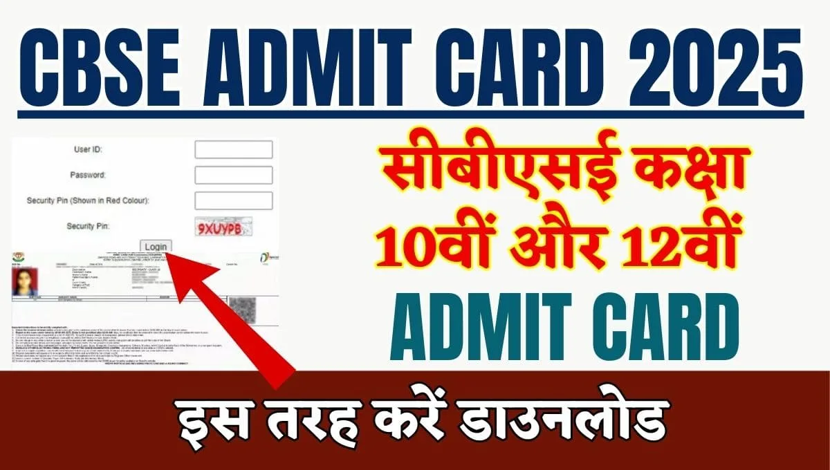 CBSE Admit Card 2025