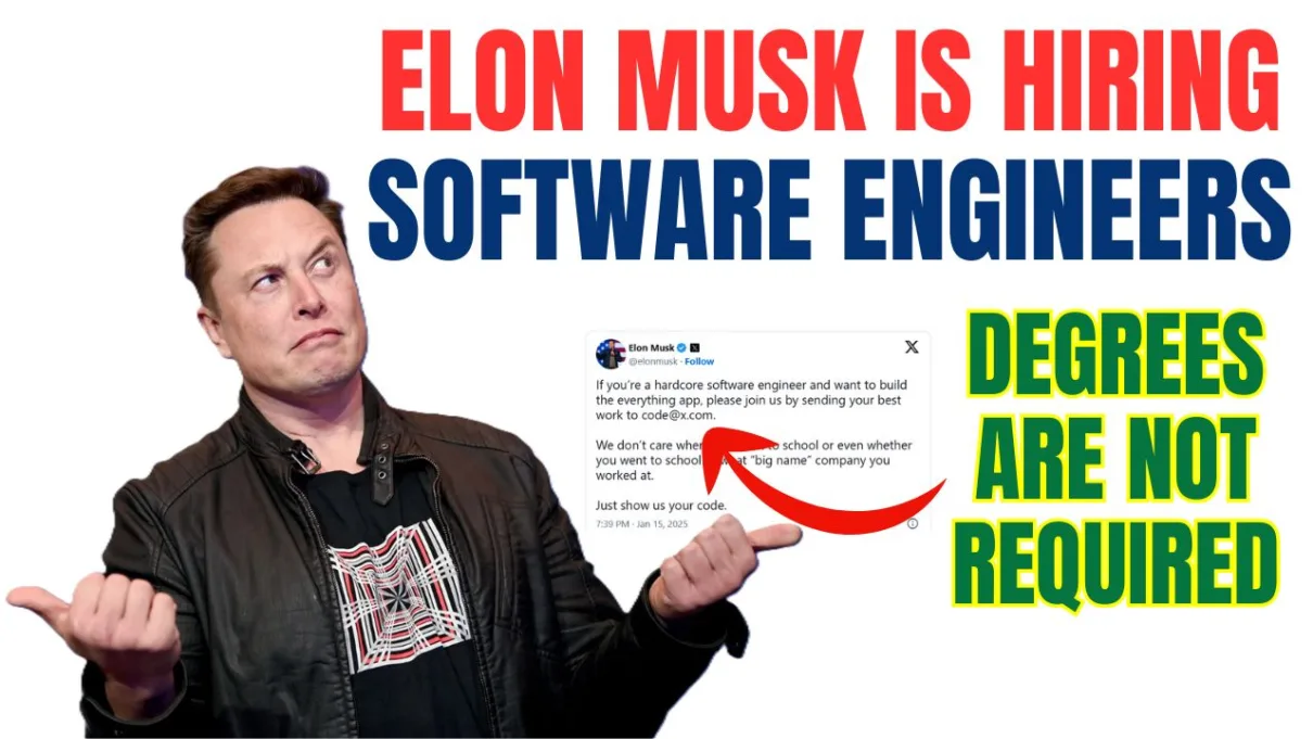 Elon Musk hiring software engineers