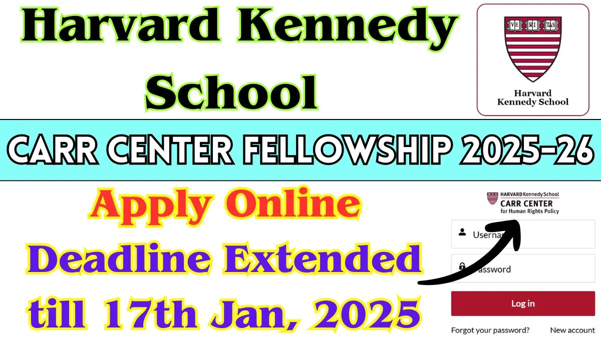 Harvard Kennedy School Carr Center Fellowship 