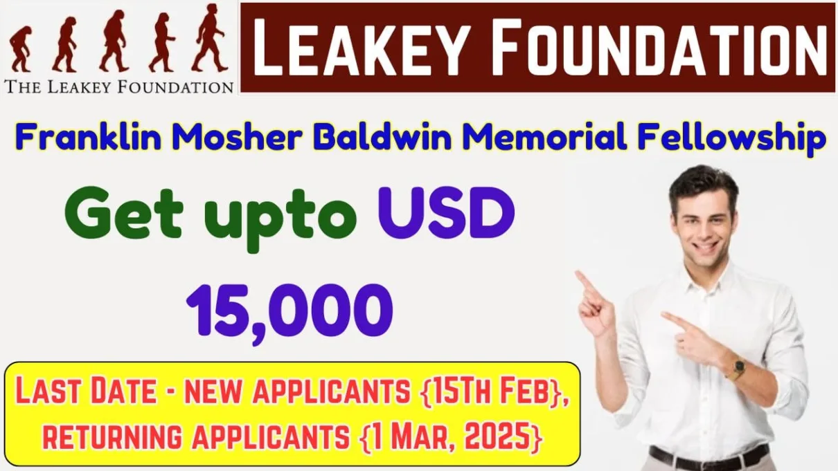 Leakey Foundation Franklin Mosher Baldwin Memorial Fellowship min