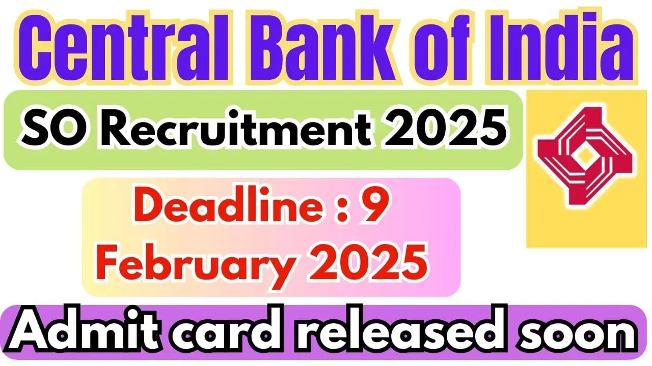 CBI SO Recruitment 2025