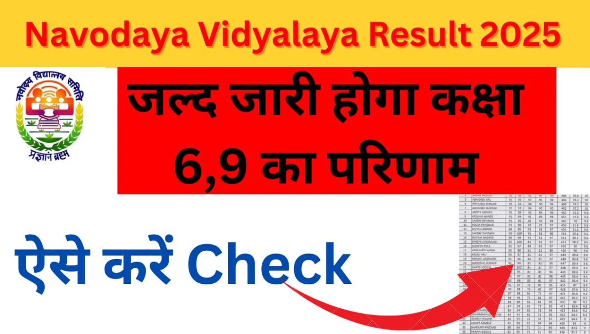 Navodaya Vidyalaya Result 2025