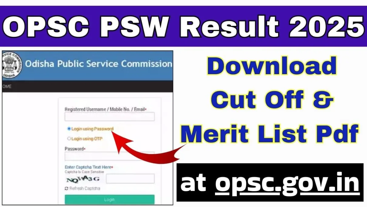 OPSC PSW Result 2025