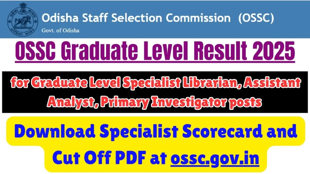 OSSC Graduate Level Result 2025 min 1