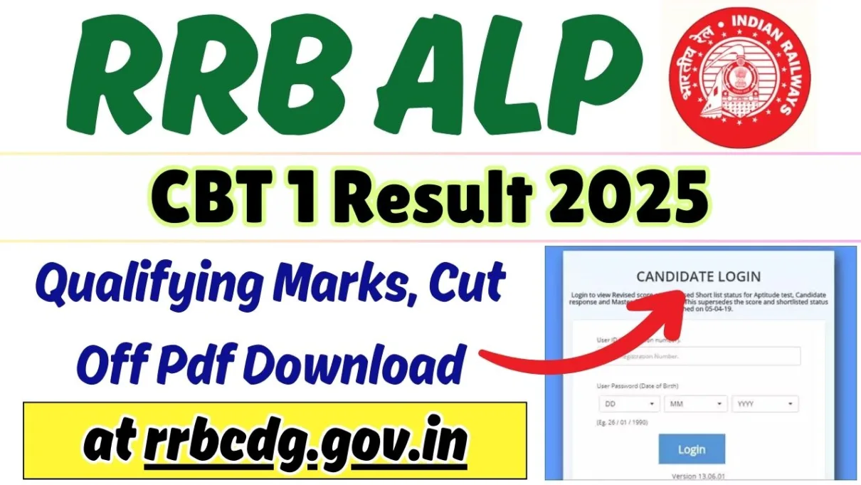 RRB ALP CBT 1 Result 2025