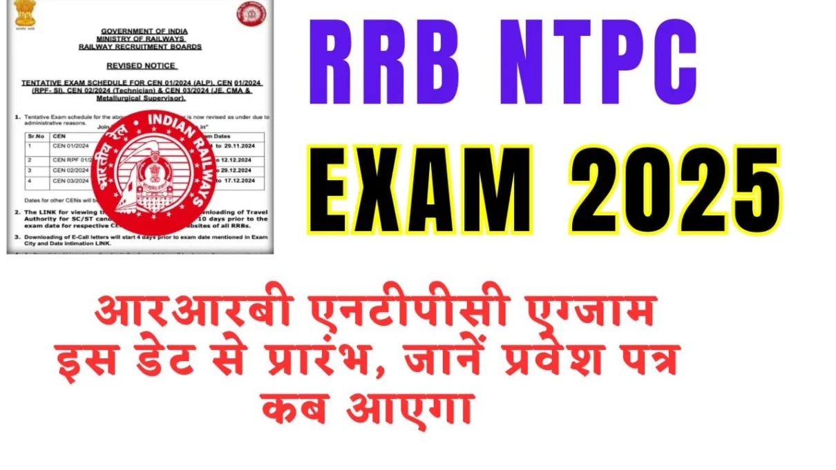 RRB NTPC Exam 2025