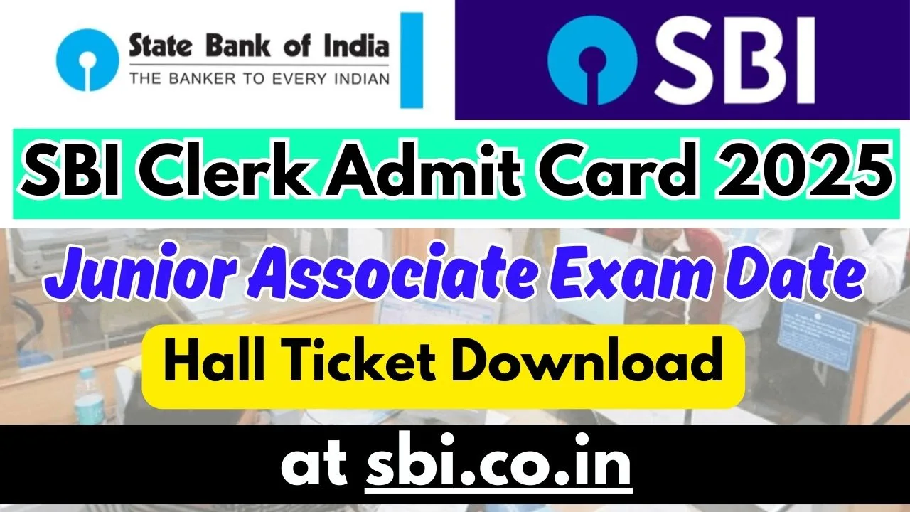 SBI Clerk Admit Card 2025