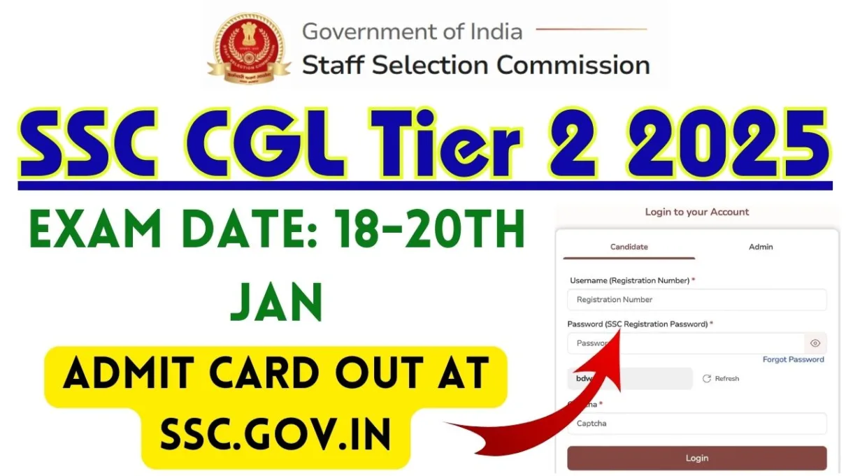 SSC CGL Tier 2 Admit Card 2025