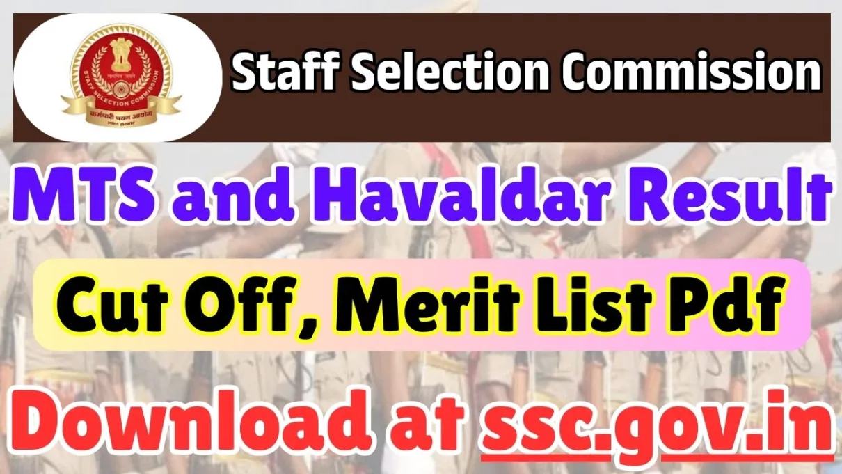 SSC MTS and Havaldar Result 2025