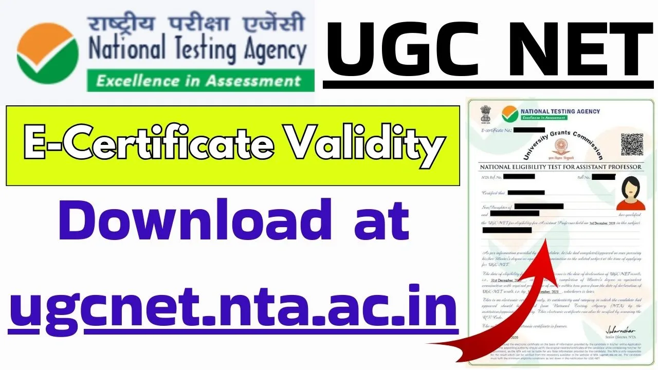 UGC NET Certificate