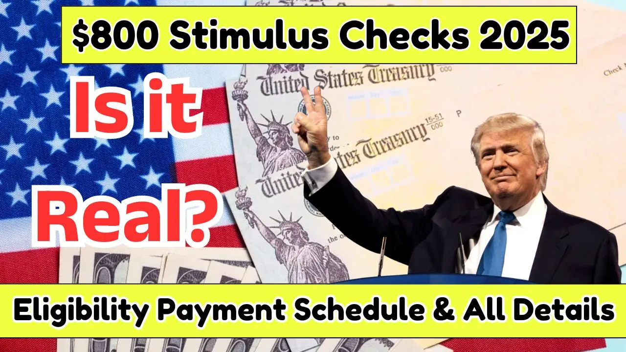 $800 Stimulus Checks 2025 