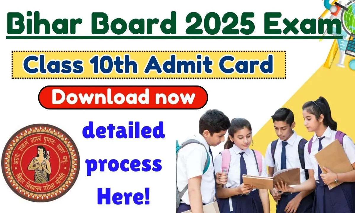 Bihar Board Class 10th 2025 Exam Admit Card Out