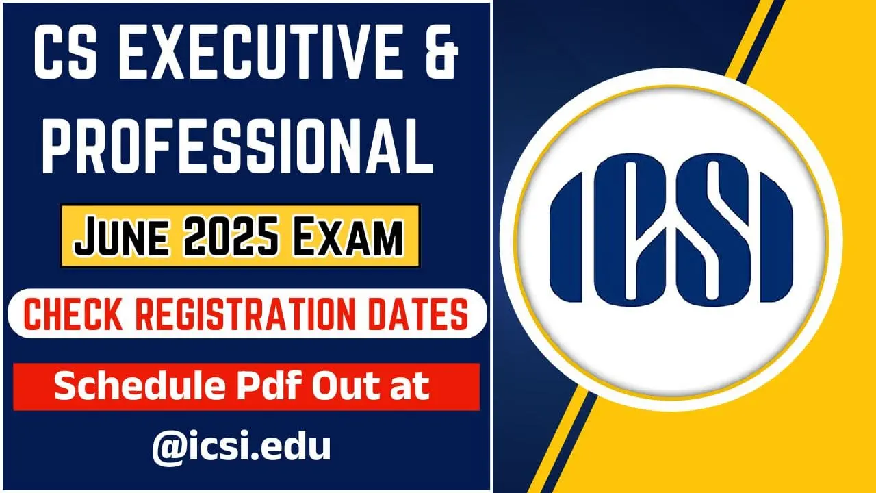 CS Executive and Professional June 2025 Exam