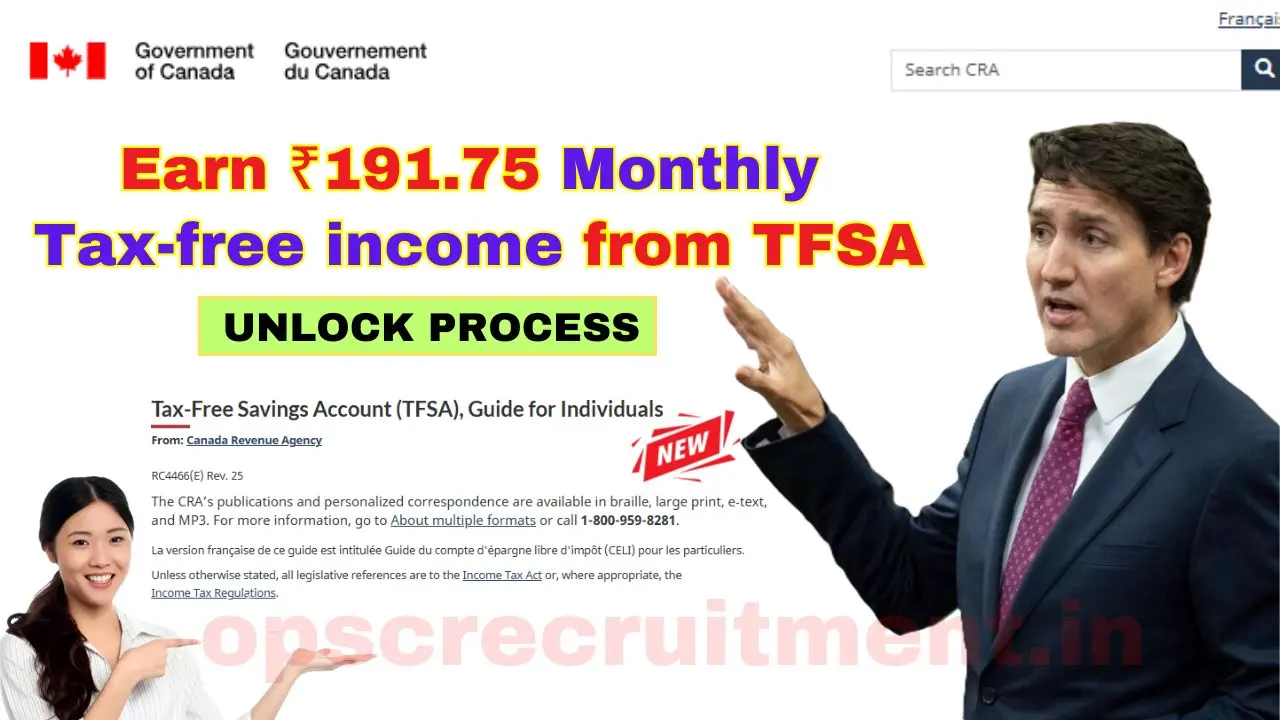 Earn ₹191.75 monthly Tax-free income from TFSA