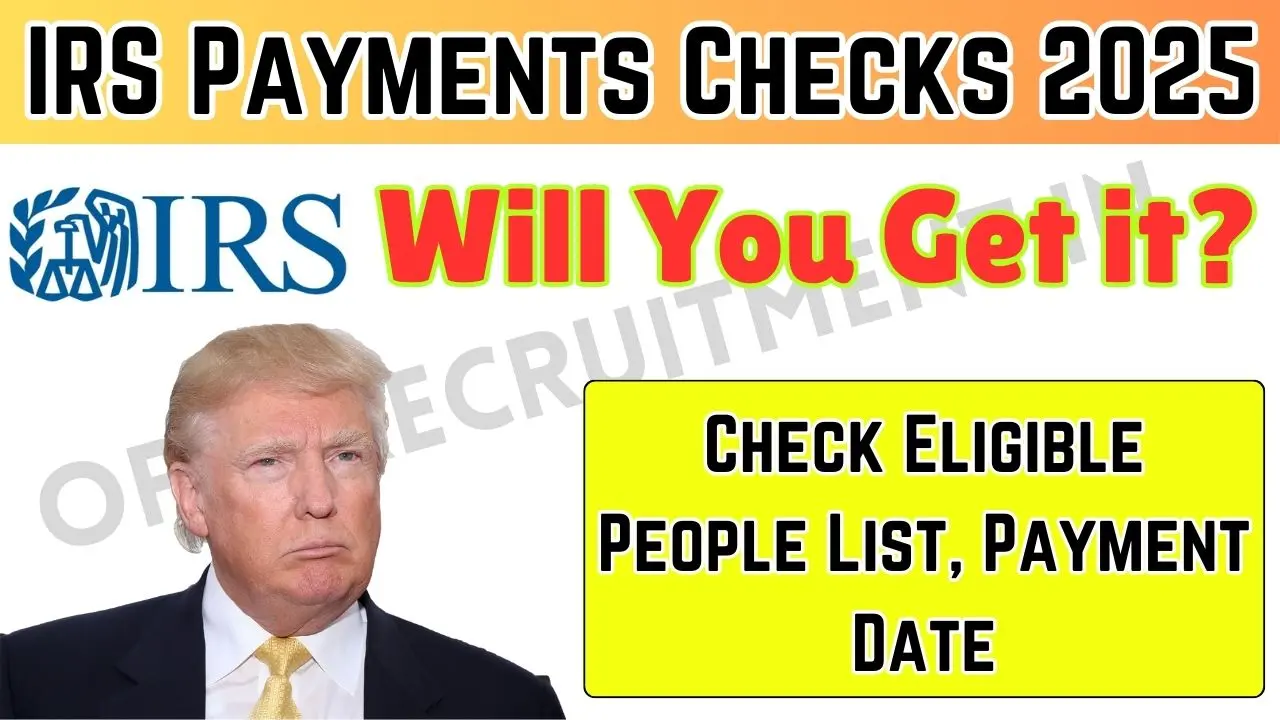 IRS Payments Checks 2025