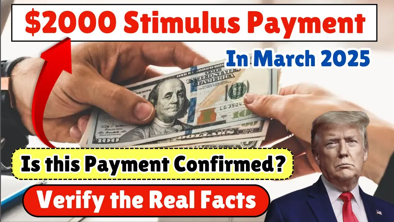 $2000 Stimulus Payment in March 2025